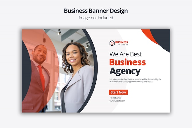 Design deslizante corporativo com modelo de call to action para site