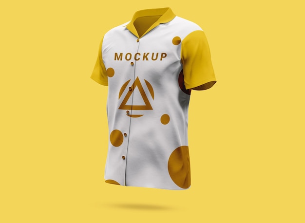 Design di mockup di magliette colorate di lusso