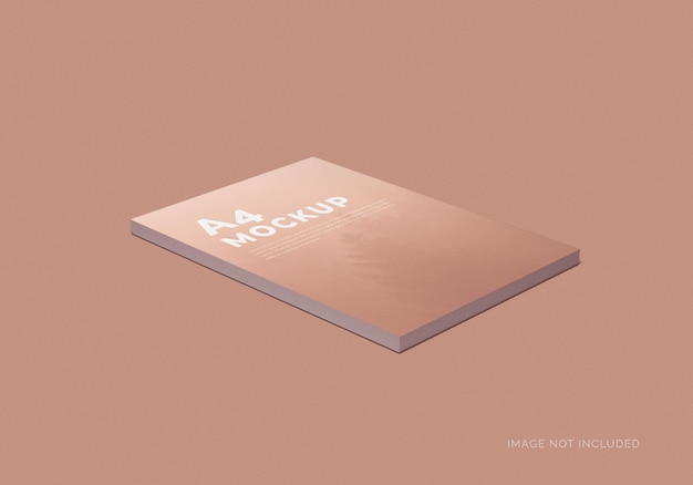Design di mockup di volantino psd a4 minimo