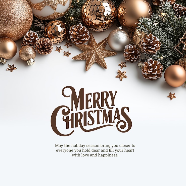 PSD design di poster di buon natale
