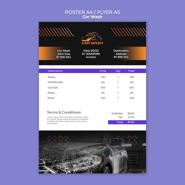 Design einer Autowaschanlage