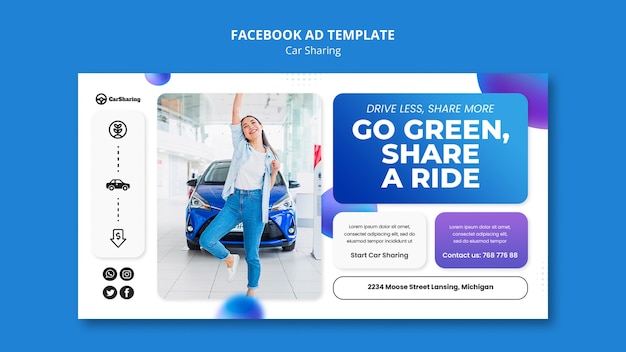Design einer Carsharing-Vorlage