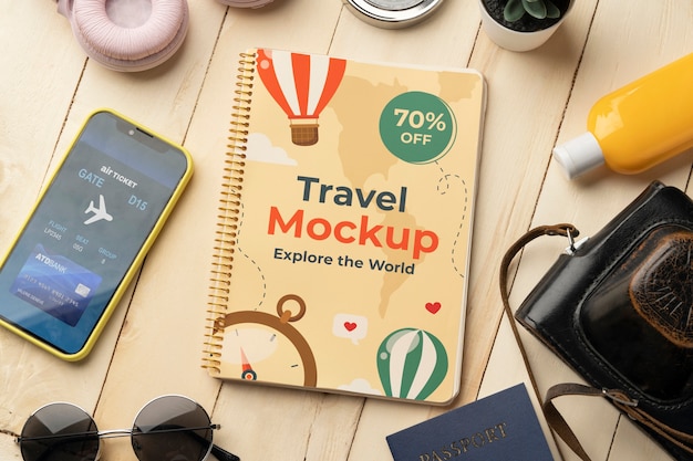 Design eines Reiseticket-Modells