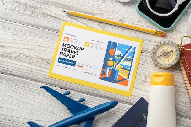 Design eines Reiseticket-Modells