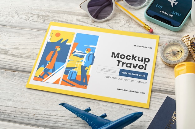 Design eines Reiseticket-Modells