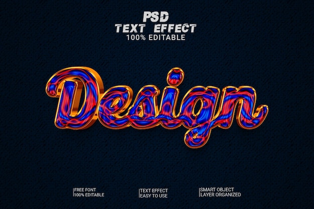 Design im texteffekt-stil