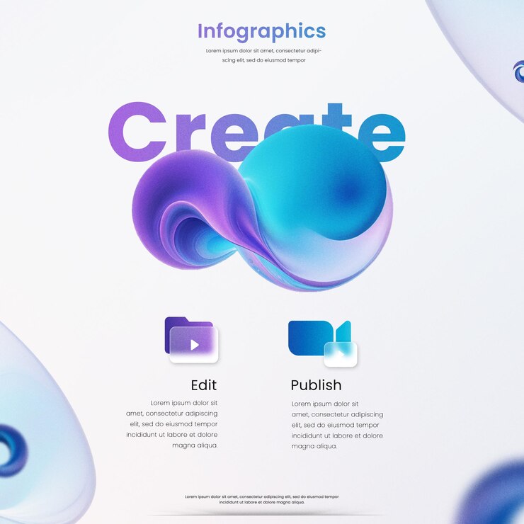 PSD design infografica timeline