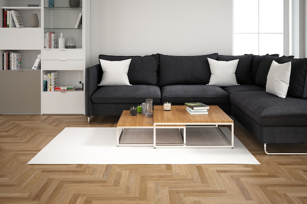 design intérieur moderne du salon