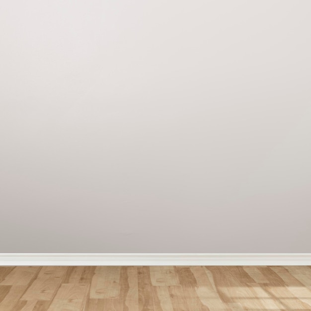 Design interno minimale psd mockup parete stanza vuota