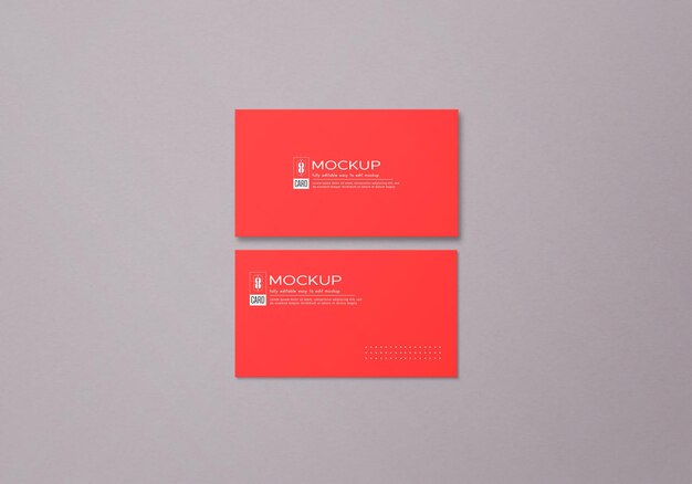 Design minimal mockup biglietto da visita
