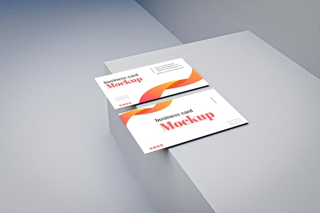 Design minimal mockup biglietto da visita