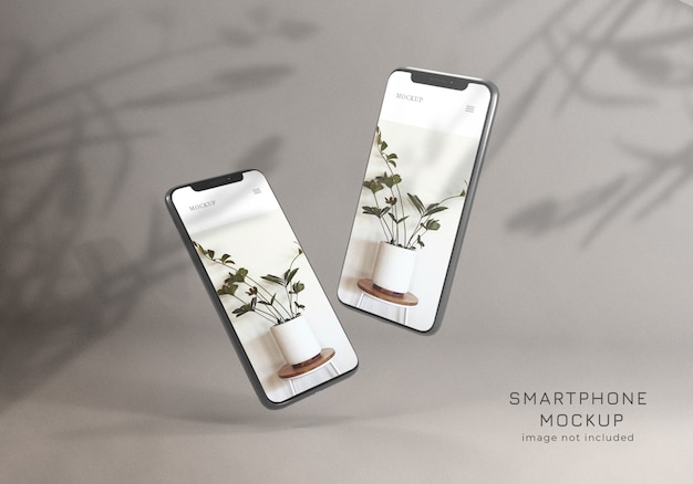 Design mobile minimalista per smartphone