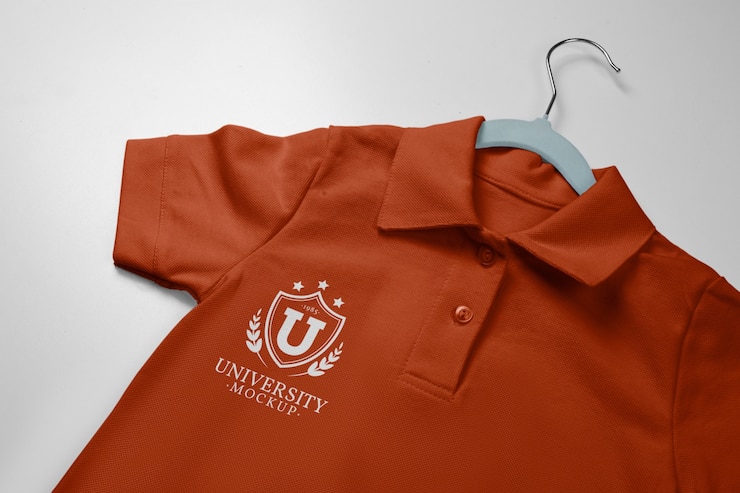 PSD design mock-up dell'abbigliamento dell'uniforme scolastica per bambini