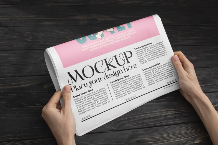 PSD design mock-up di riviste di giornali
