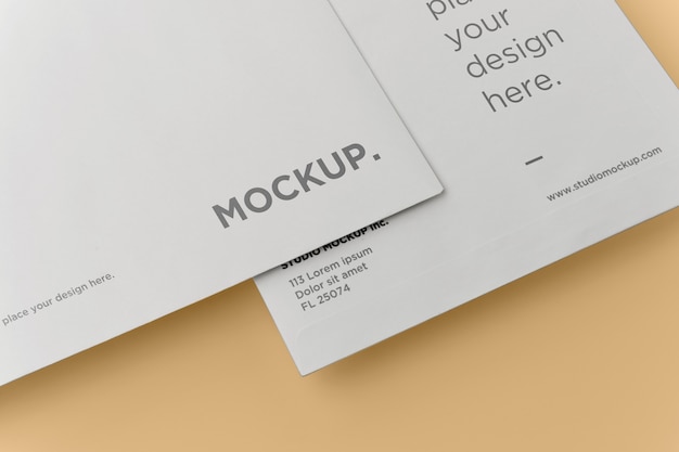 Design mockup busta A4