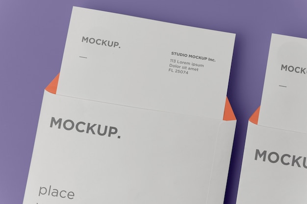 Design mockup busta A4