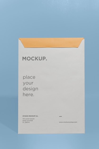Design mockup busta A4