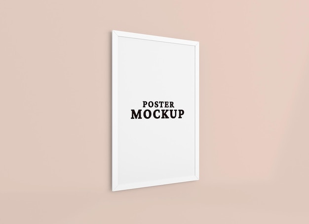 Design mockup cornice poster da parete