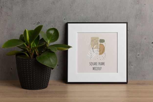 Design mockup cornice quadrata