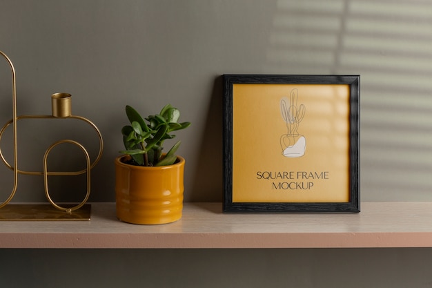 Design mockup cornice quadrata