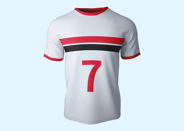 Design mockup della maglia sportiva
