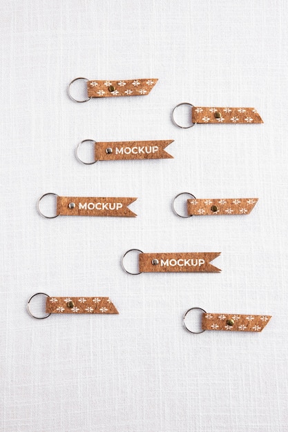 Design mockup di accessori per la casa in sughero
