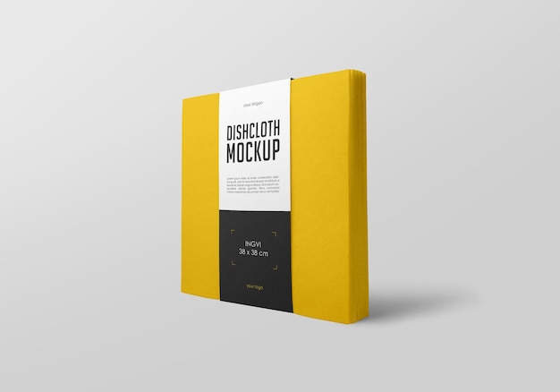 Design mockup di strofinaccio