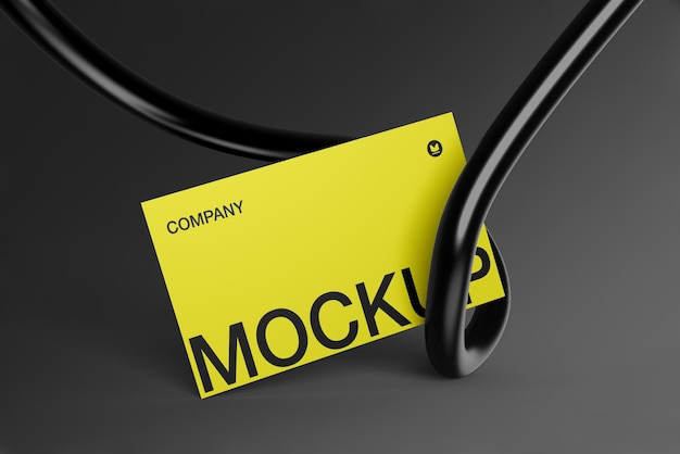 Design-Mockup für Visitenkarten