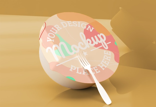 design mockup gelato di compleanno