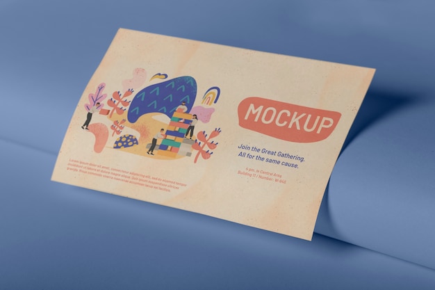 Design mockup poster orizzontale