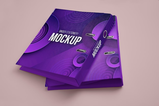 Design mockup raccoglitore ad anelli