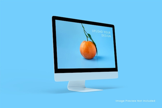 Design mockup schermo desktop isolato