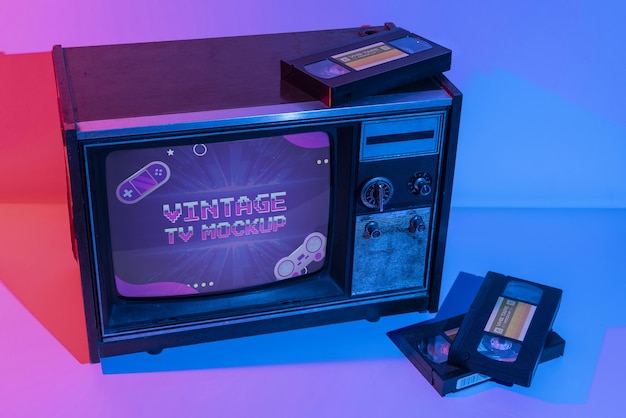 Design mockup televisivo vintage