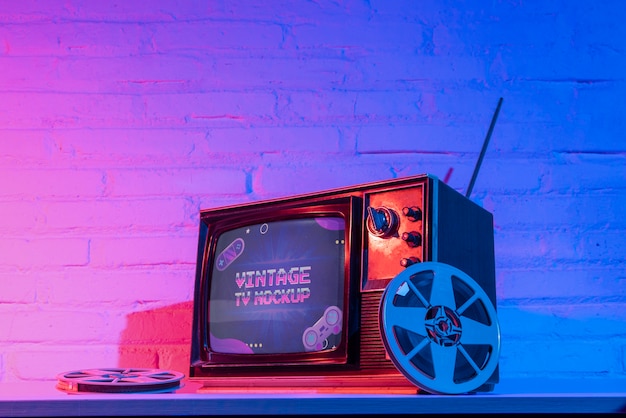 Design mockup televisivo vintage
