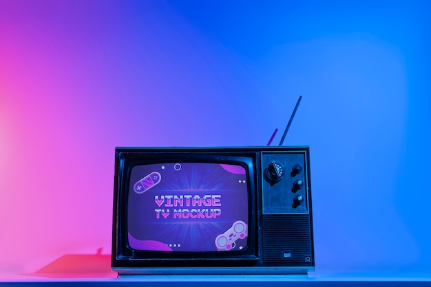 Design mockup televisivo vintage