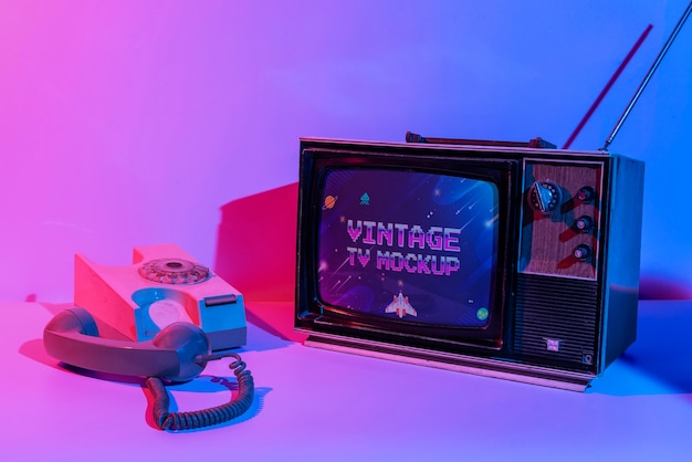 Design mockup televisivo vintage