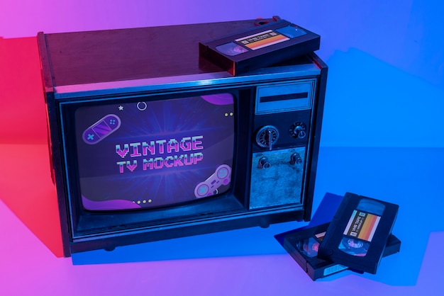 Design mockup televisivo vintage