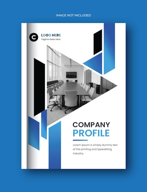 Design moderne de couverture de livre d'affaires et modèle de conception de brochure d'entreprise et de rapport annuel