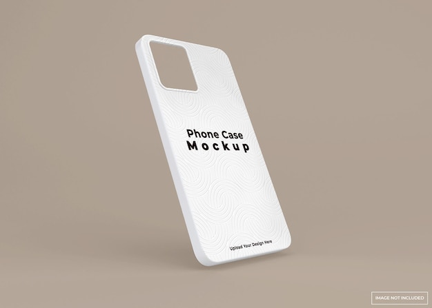 Design moderno del modello della cassa del telefono nella rappresentazione 3d isolata