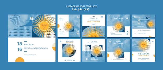 PSD design plat 9 juillet publications instagram