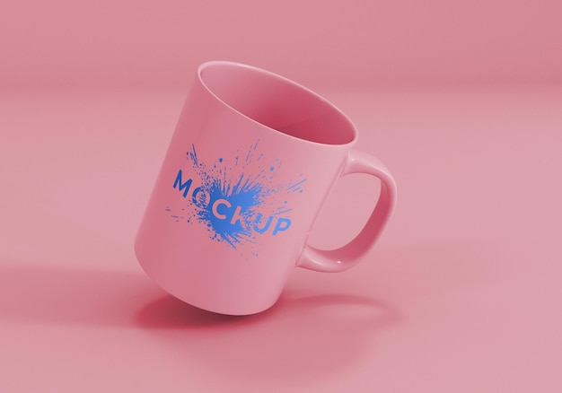 Design realista de maquete de caneca