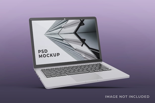 PSD design realista de maquete de tela de laptop