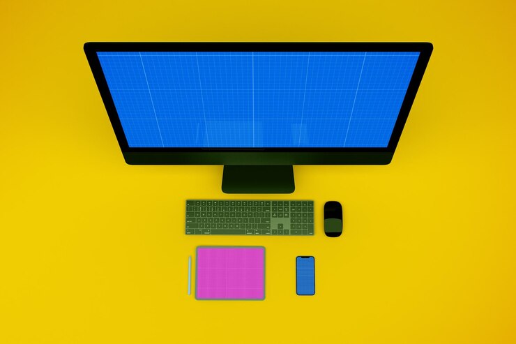 PSD design reattivo del mockup