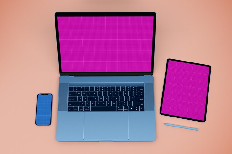 PSD design reattivo del mockup