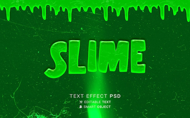 Design slime effetto testo