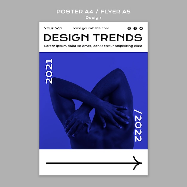 Design Trends Flyer und Poster Vorlage
