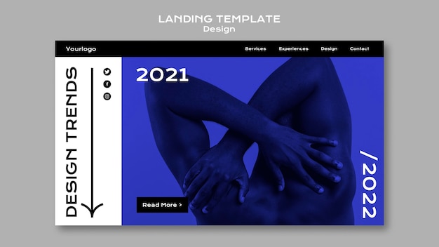 PSD design-trends-landingpage-vorlage