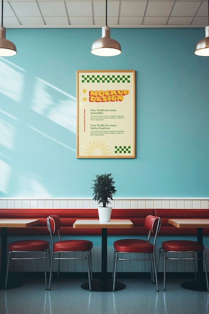 Design von Postermodellen für die Cafeteria