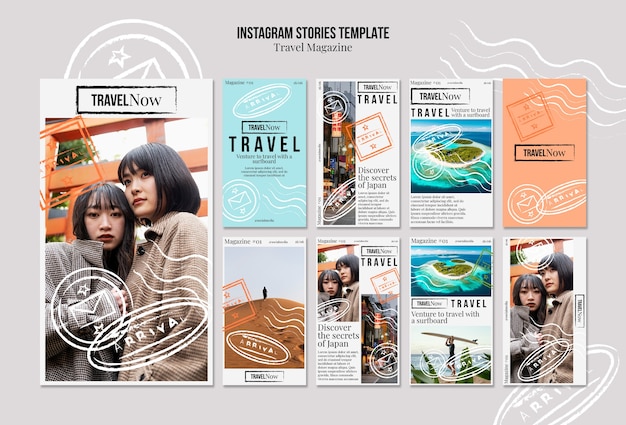 PSD design von reisemagazin-vorlagen