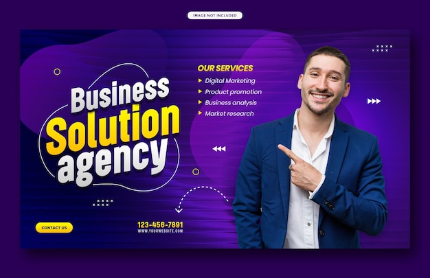 Design von Vorlagen für digitale Marketingagenturen und Facebook-Cover für Unternehmen